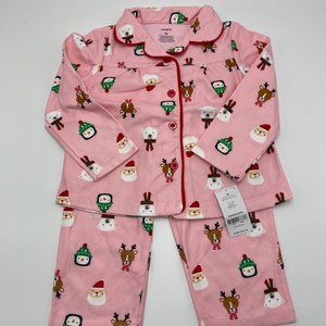 Carter's Toddler Girl 2-Piece Christmas Pajama Set